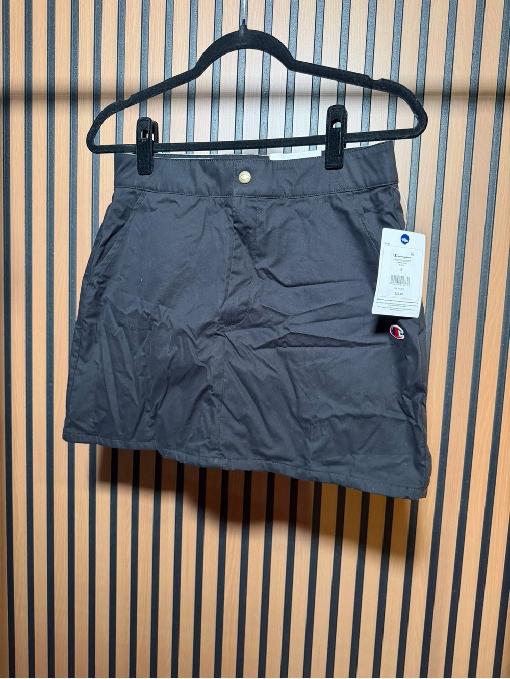Champion Black Athletic Skirt NWT‎